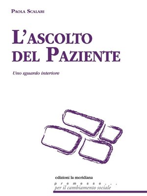 cover image of L'ascolto del paziente